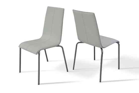 Стілець обідній Келлі зі строчкою, (білий)--- Київ