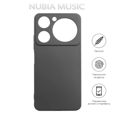 Чохол до мобільного телефона BeCover Nubia Music Black (712772) Вінниця - фото 6