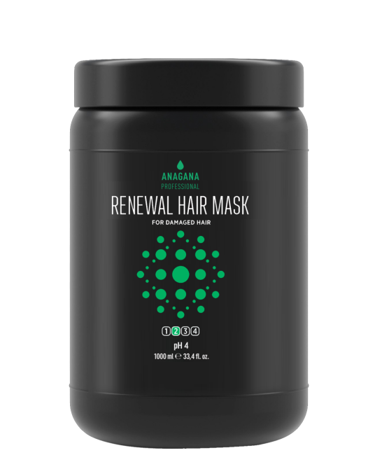 Маска Восстановление для поврежденных волос RENEWAL MASK for damaged hair ANAGANA 1000 мл Киев - изображение 4