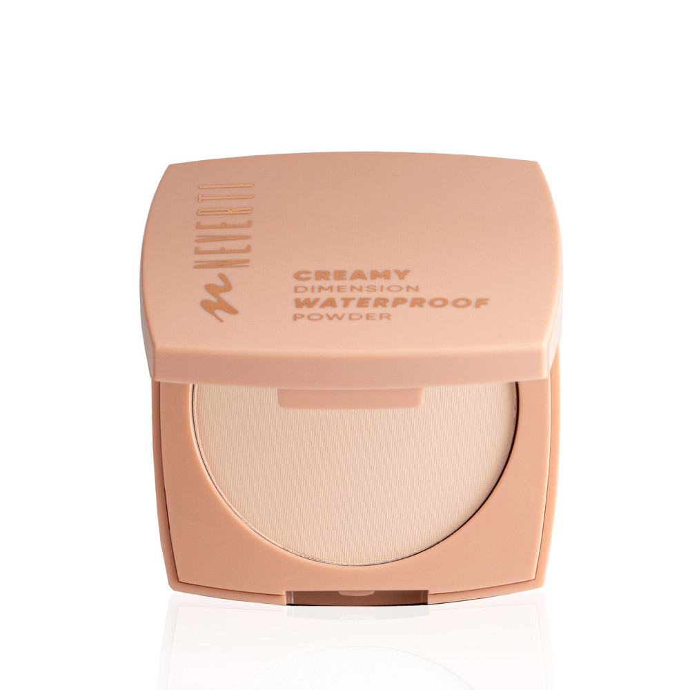 Пудра для обличчя Neverti Creamy Dimension №1 Porcelain Beige кремова водостійка Запоріжжя - фото 3