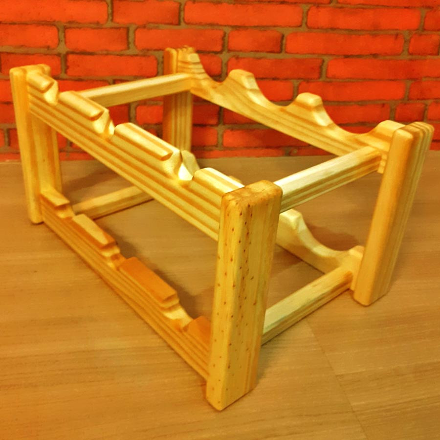 Настольная винная полка 