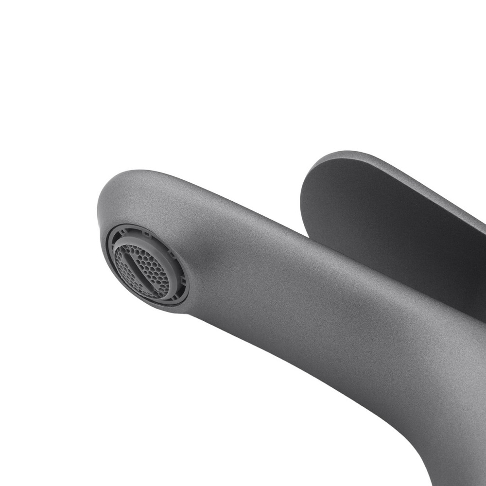 Смеситель для раковины Kroner KRM Linz - GRN010 графит Киев - изображение 5