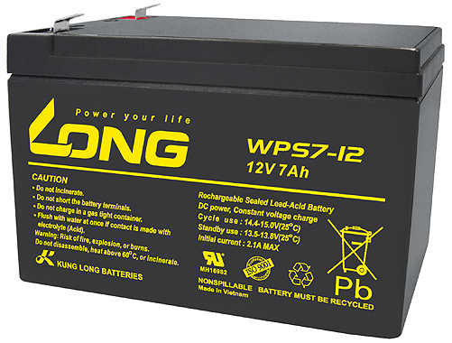 Аккумуляторная батарея Kung Long WPS 7-12 Киев