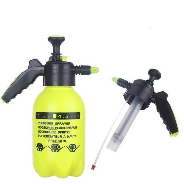 Ручной опрыскиватель помповый для сада и огорода,пластиковый,садовый,желтый на 2 литра Каменец-Подольский - изображение 4