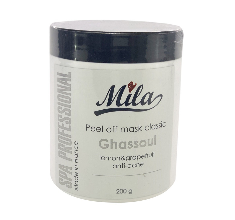 Альгінатна маска для жирної шкіри Глина Гассул Peel Off Mask Ghassoul Mila Perfect 200 г Київ - фото 1
