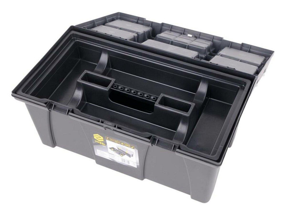 Ящик пластиковий для інструменту VOREL 26", 595x 337x 316 мм [1] Одеса - фото 6