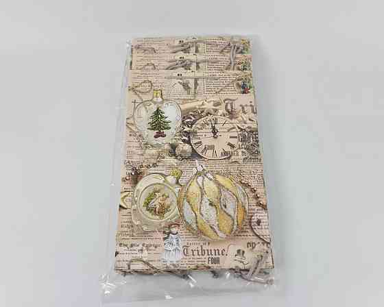 Большой бумажные пакет вертикальный 25/37/8 новогодний -006 (12 шт) Харьков