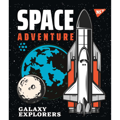 Зошит Yes А5 Galaxy Exploring 12 аркушів лінія (765165) Вінниця - фото 4