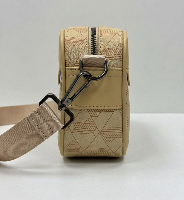 Мужская брендовая сумка, борсетка на плечо Lacoste (1097) brown Киев - изображение 8