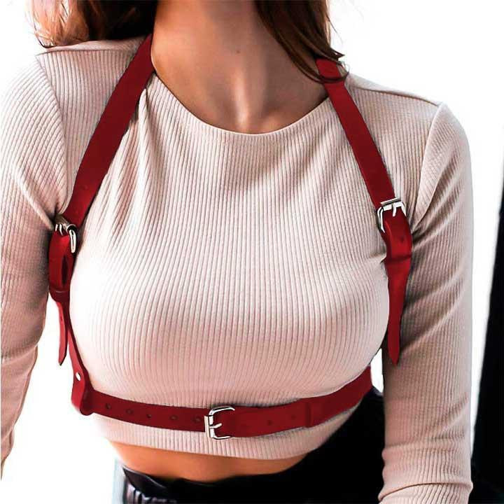 Портупея на груди "Dragonfly" - Чорний - Садо-мазо Вінниця - фото 12