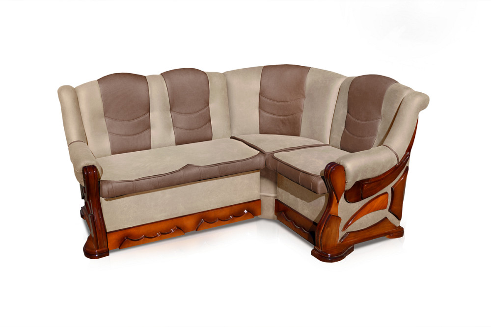 М"який куток розкл.Візит 175*130(Beige+Brown)горіх Днепр - изображение 1