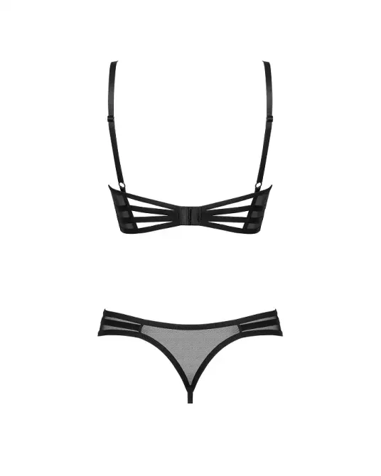 Комплект Obsessive Roxelia 2-pcs crotchless set M/L Львов - изображение 4