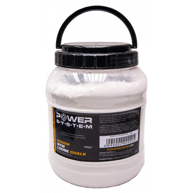 Магнезія спортивна суха PowerSystem PS-4090 Powder Chalk 500 г. Кам'янське - фото 2