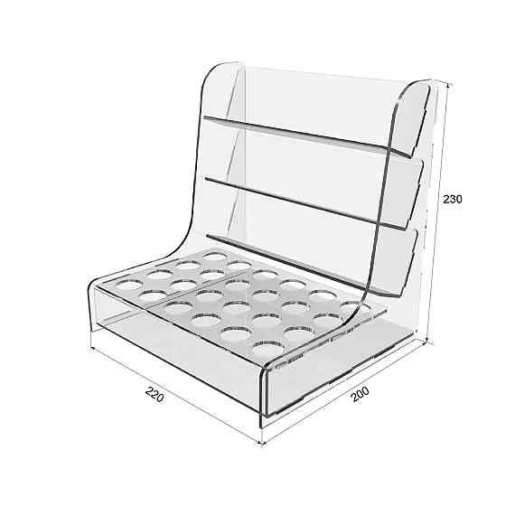 Підставка під лаки EKOSTAR 220х200х230 мм Київ