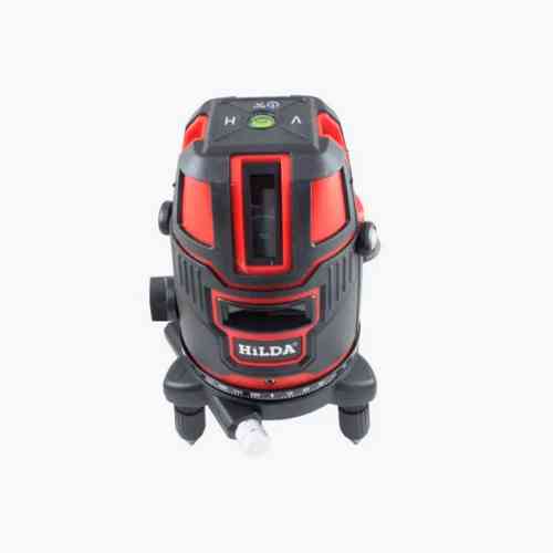 Лазерний рівень, нівелір, 5 ліній 6 точок АКБ Hilda LS-050, червоний лазер Вінниця