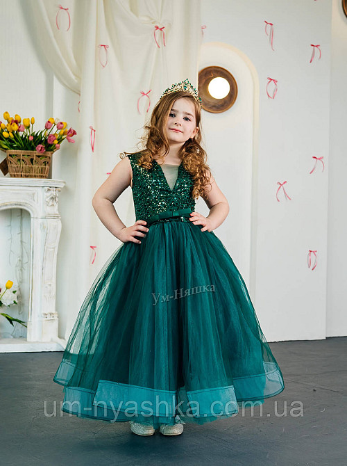 Зелене пишне плаття Кривий Ріг - фото 3