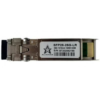 Модуль SFP Alistar Модуль SFP28 25GBASE-LR 2SM LC 20KM 1310nm DDM/DOM (SFP28-LR) Вінниця - фото 1