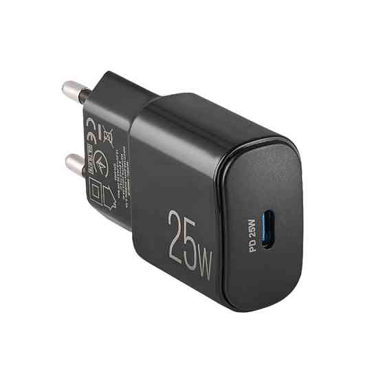 Сетевое зарядное устройство Brevia ePower PD25W USB-C черный Львов