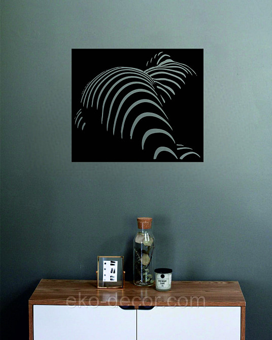 Декоративное настенное Панно «Женское Тело», Декор на стену 70*60 см, Черный Киев - изображение 9