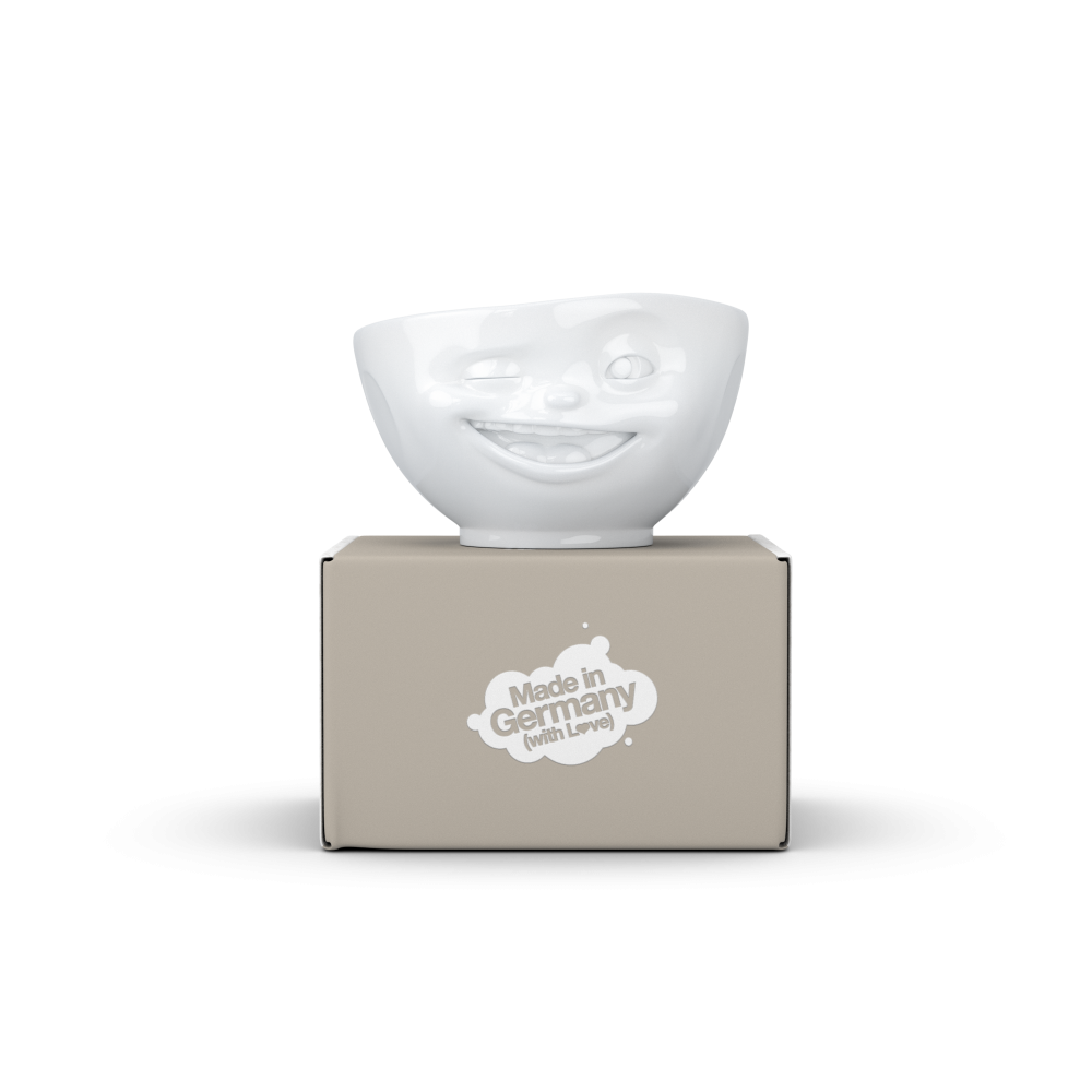 Пиала-салатница Tassen Подмигивающий 500 мл фарфор Белый Киев - изображение 4