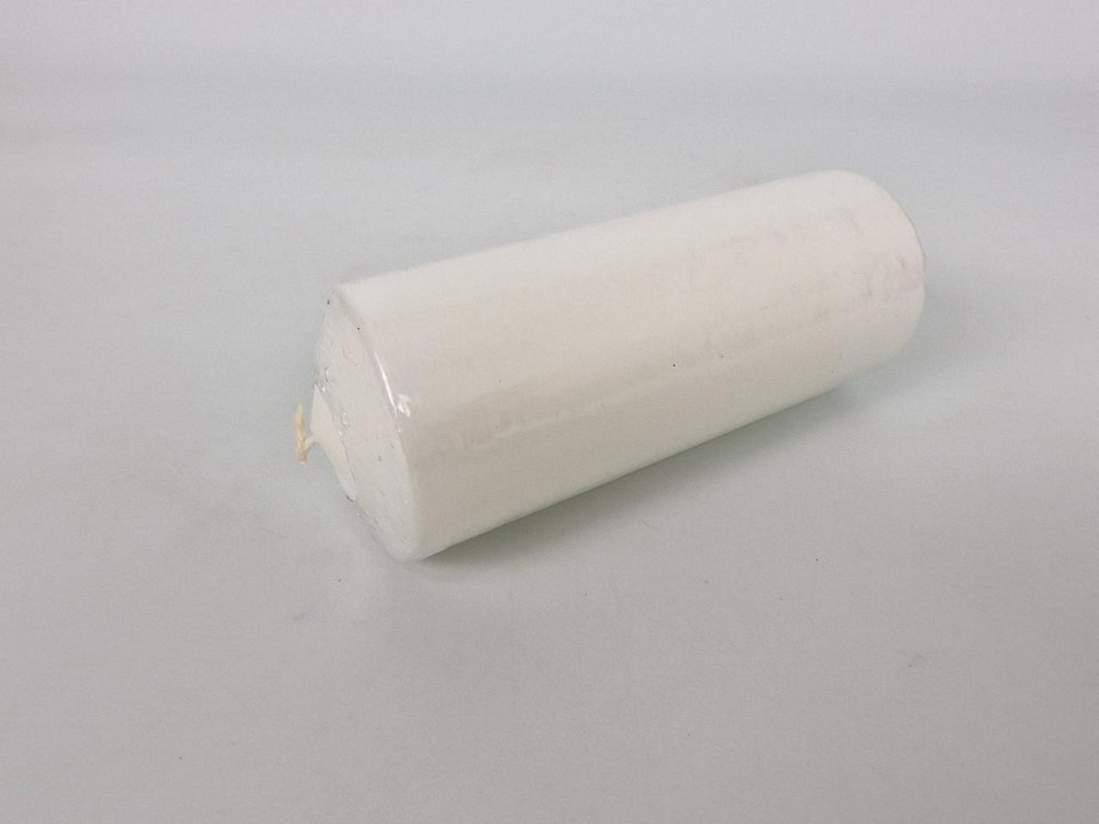 Цветная Цилиндр парафиновая свеча (60/150) БЕЛАЯ  (1 шт) Харьков - изображение 2