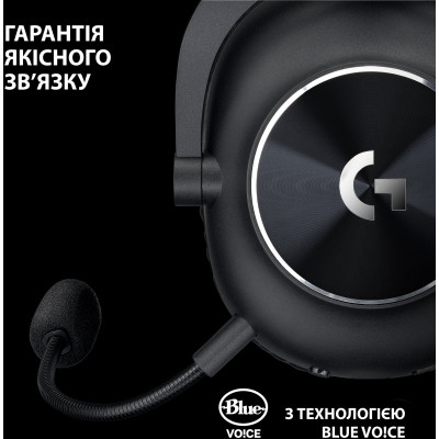 Наушники Logitech G Pro X 2 Lightspeed Wireless Black (981-001263) Винница - изображение 2