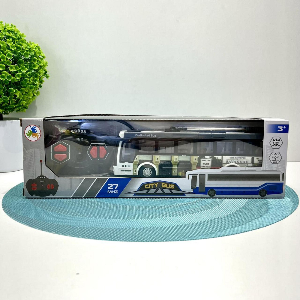 Тролейбус на радіокеруванні 21 см Білий (JC-043A) Чернигов - изображение 10