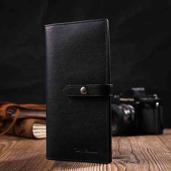 Жіночий тонкий гаманець з натуральної шкіри Tony Bellucci 22036 Чорний Київ