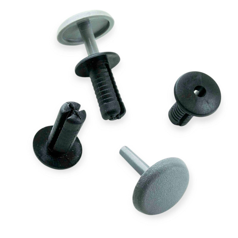 Кліпса №54 розпірний автомобіль Фіат, автомобіль Шкода, Honda (отв8,0, дл20, шл20) сіра (100шт) Мукачево - фото 1