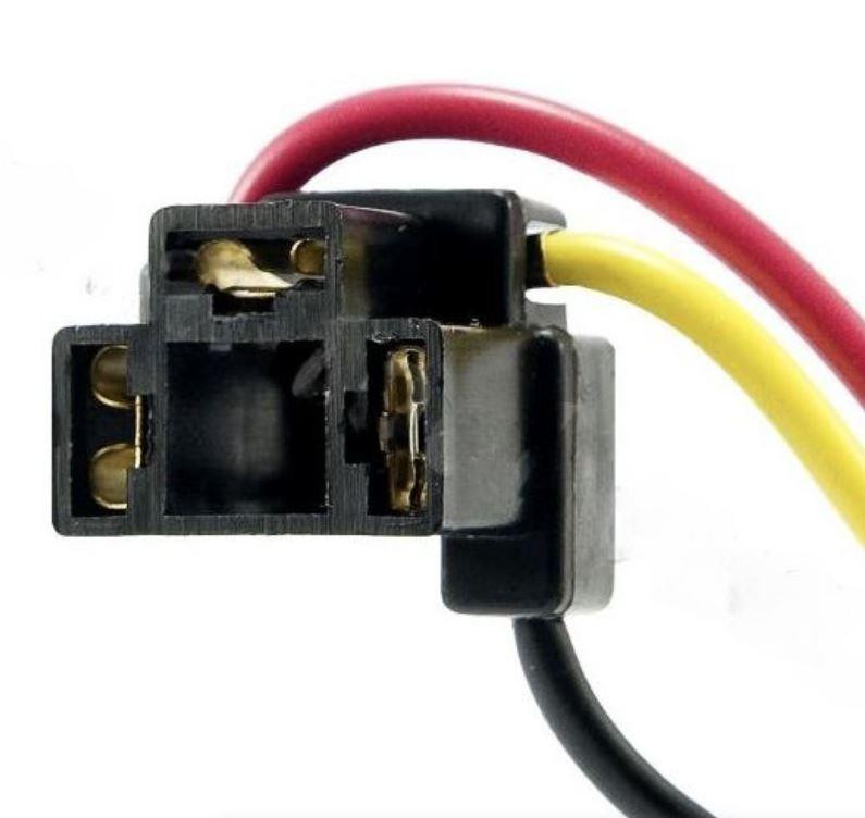 Роз'єм кутовий пластиковий під лампу Н4 Харків - фото 1