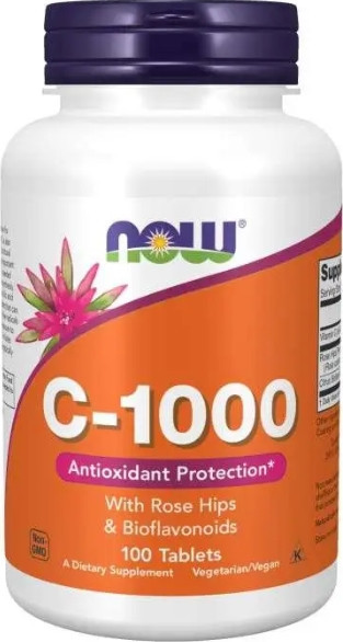 Витамин С-1000 аскорбинова кислота Now Foods Vitamin C 100 таб Киев - изображение 1