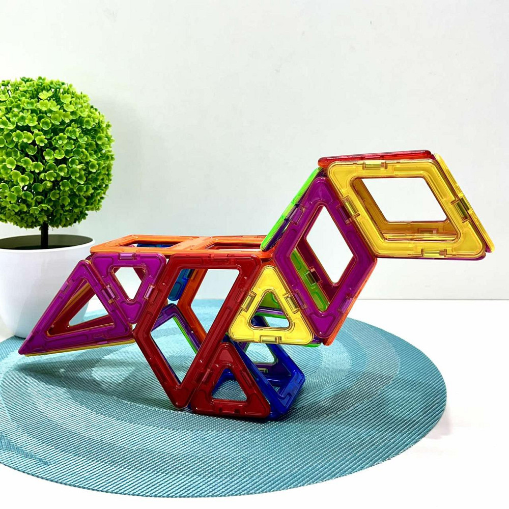 Конструктор магнітний Limo Toy 40 деталей кольорові блоки (LT2008) Чернігів - фото 7