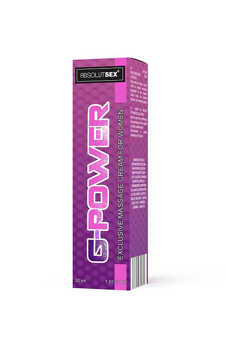 Крем - Absolut Sex G-Power, 30 мл Sex Aura Київ - фото 3