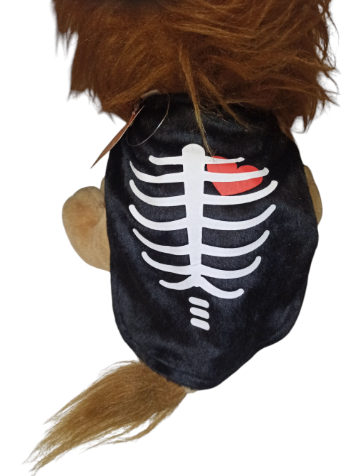 Накидка для собак і котів принт скелет XS розмір Хеллоуїн чорний Київ - фото 8