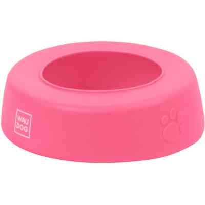 Посуда для собак WAUDOG Silicone Миска-непроливайка 1 л розовая (50797) Винница