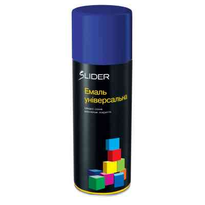 Аэрозольная краска для автомобиля SLIDER 5002 синя, аер. упаковці 400 мл (000001028) Винница