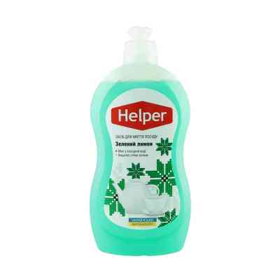 Средство для ручного мытья посуды Helper Зеленый лимон 1 л (4820183972354) Винница