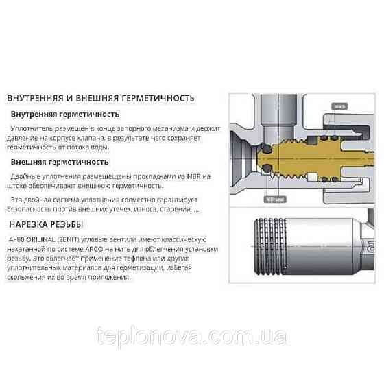 Кран угловой вентильный ARCO 1/2″х 3/4(+3/8″) ZENIT Z0915 REGULA Черновцы