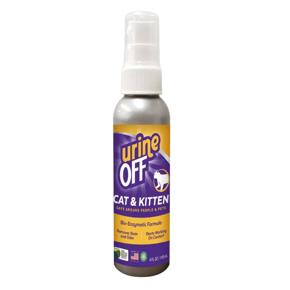 Спрей TropiClean Urine Off для видалення органічних плям і запахів від кошенят та котів 118 мл Київ - фото 1