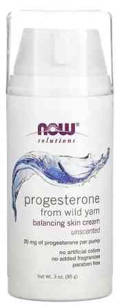 Крем с прогестероном Now Foods  Cream Progesterone 85 г Киев