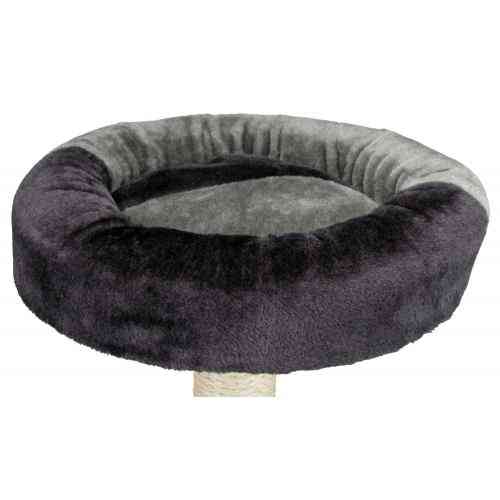 Царапка Trixie Tarifa для кошек сизаль/плюш черно-серая 35х35х52 см Киев