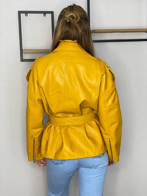 Женская куртка оверсайз Желтый L Харьков - изображение 2