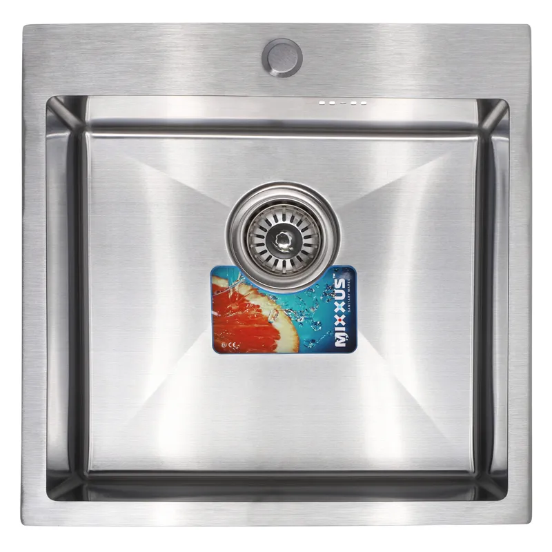 Мийка Mixxus MX5050 Satin 200x1.0 (MX0580) сталева Харків - фото 1