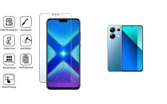 Защитное стекло NeoGlass для Xiaomi Redmi Note 13, Note 13 4G, – ультрапрозрачное и устойчивое Киев