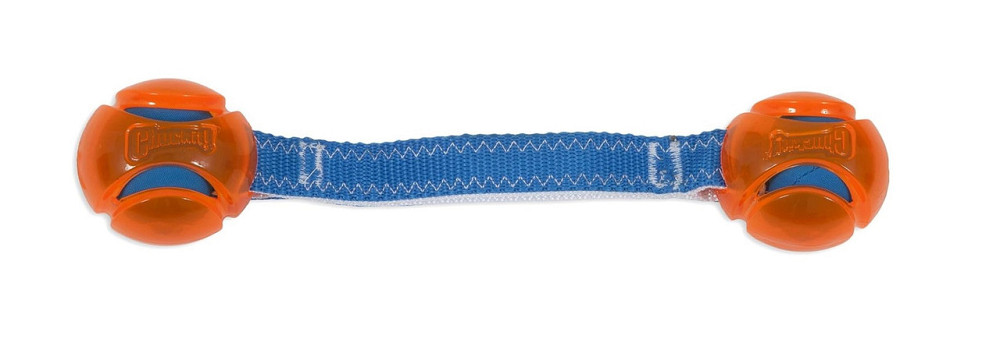 М'ячики з ременем Chuckit! HydroSqueeze Duo Tug іграшка для великих собак, розмір L Вінниця - фото 2