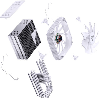 Кулер для процессора JONSBO PISA A5 White Винница - изображение 7