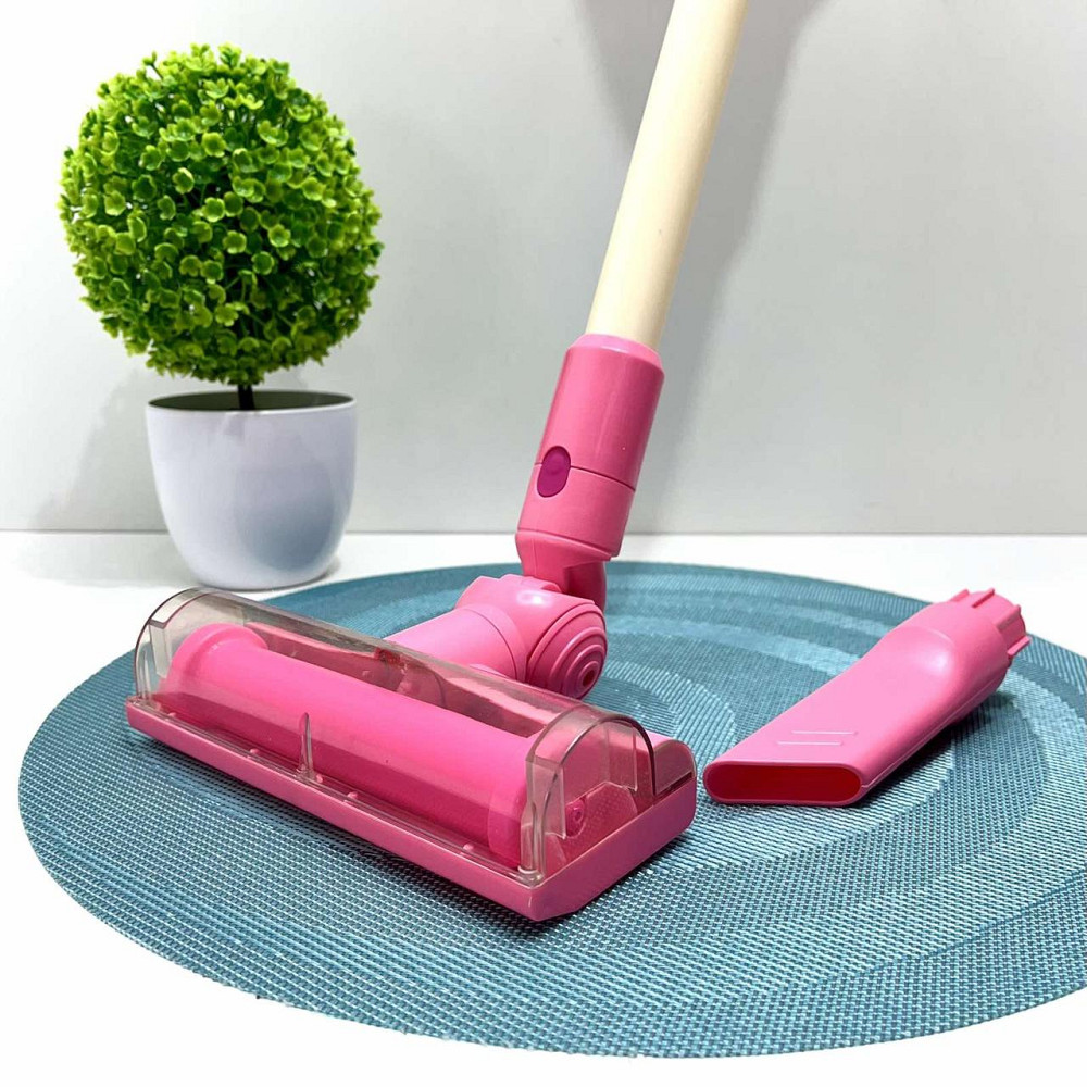 Пилосос WToys 3 насадки підсвічування дзижчання всмоктуючий пил Рожевий (83718/XG 2-33 AB) Чернигов - изображение 6