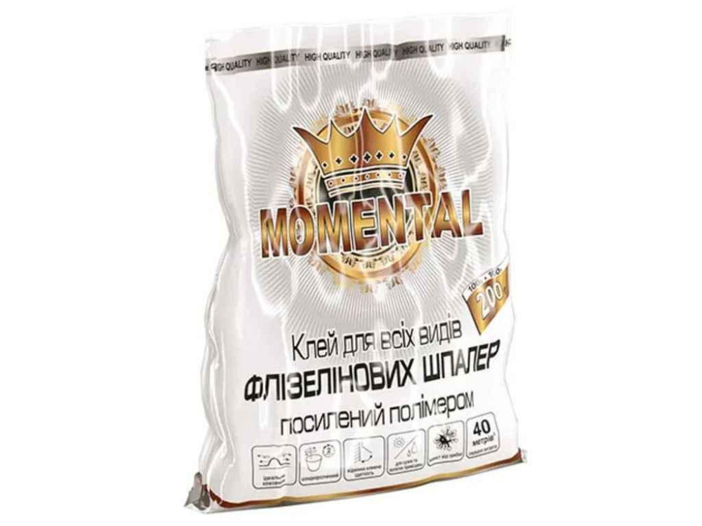 Клей для шпалер 200г Momental Flizelin ТМ ДИВОЦВІТ Київ - фото 1