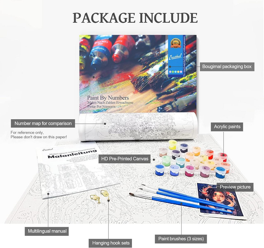 Картина по номерам Bougimal 