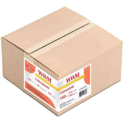 Фотобумага WWM A4 Glossy 150г, 500cn (G150.500) Винница